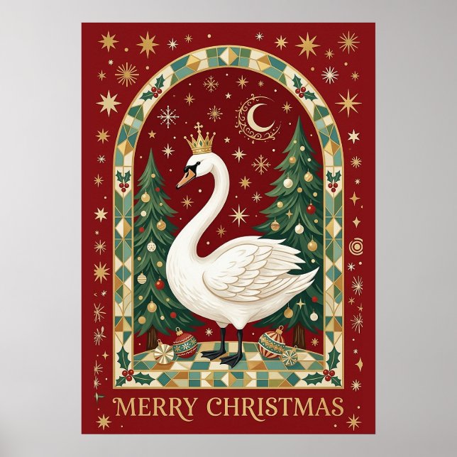Affiche Le Noël du Cygne Souverain (Devant)