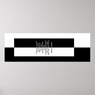 Affiche Le noir et blanc de Báiyún