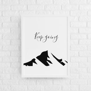 Affiche Le Noir moderne devient simple