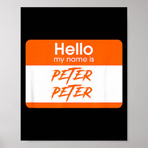 Affiche Le nom est Peter Peter Pumpkin Mangeur Drôle Hallo