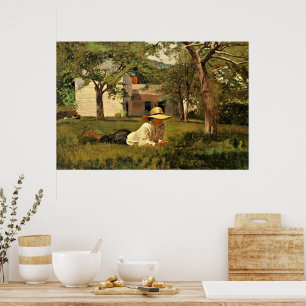 Affiche Le Nooning par Winslow Homer