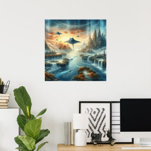 Affiche Le nouvel art Imaginaire mondial