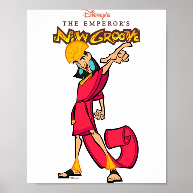 Affiche Le Nouvel Empereur Kuzco (Devant)