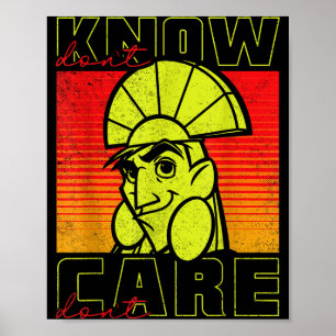 Affiche Le nouvel habit de l'empereur Kuzco s'en fiche