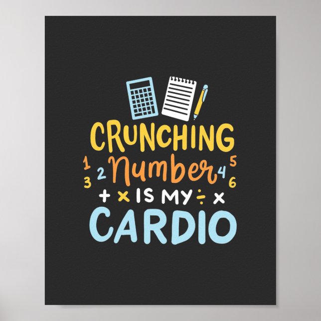 Affiche Le Numéro D'Arrêt Comptable Est Mon Cardio (Devant)