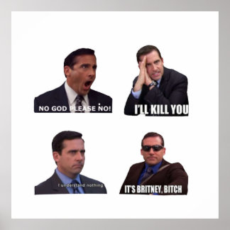 Affiche Le pack Office Micheal Scott Funny Memes