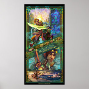 Affiche le paladin - 15 x 30 po