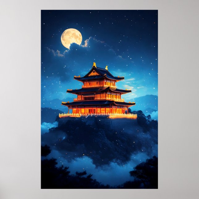 Affiche Le Palais Céleste à Minuit (Devant)