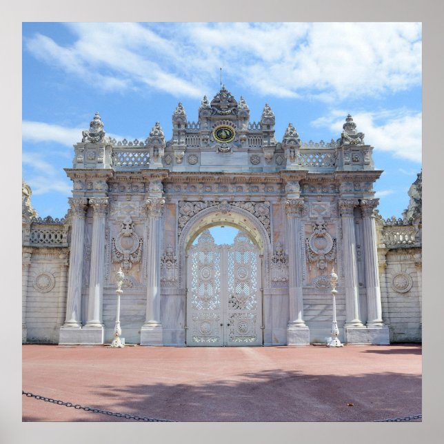 Affiche Le palais de Dolmabahçe Istanbul (Devant)
