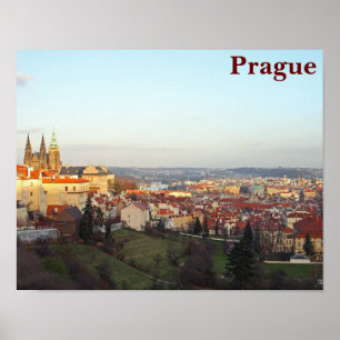 Affiche Le panorama de Prague