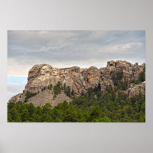 Affiche Le panorama du mont Rushmore