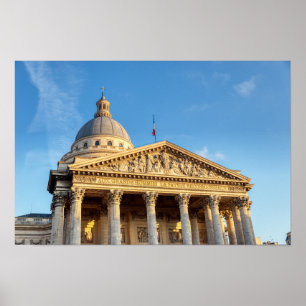 Affiche Le Panthéon à Paris, France