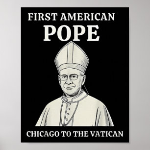 Affiche Le Pape Bobby Chicago - Da Da Da L'Humour catholiq