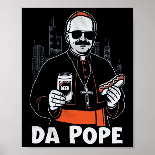 Affiche Le Pape de Chicago Leo Xiv da Pope (Devant)