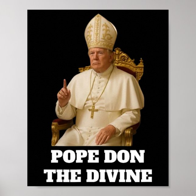 Affiche Le Pape Donald Trump Le Divin (Devant)