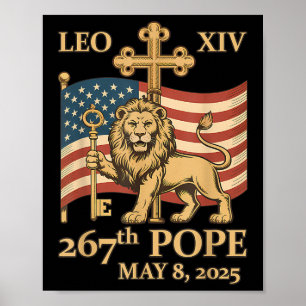 Affiche Le Pape du Vatican Leo Xiv - Le 267ème Pape _9
