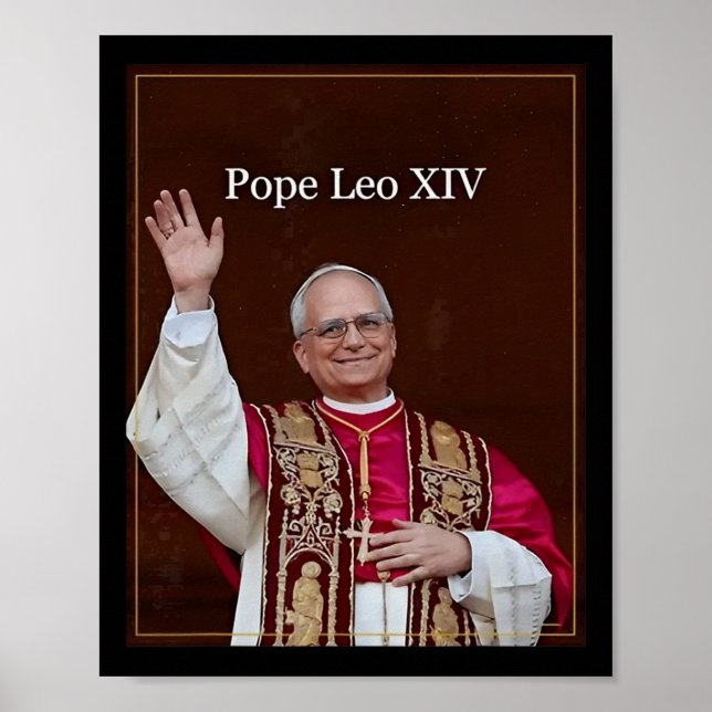 Affiche Le Pape Leo Xiv (Devant)