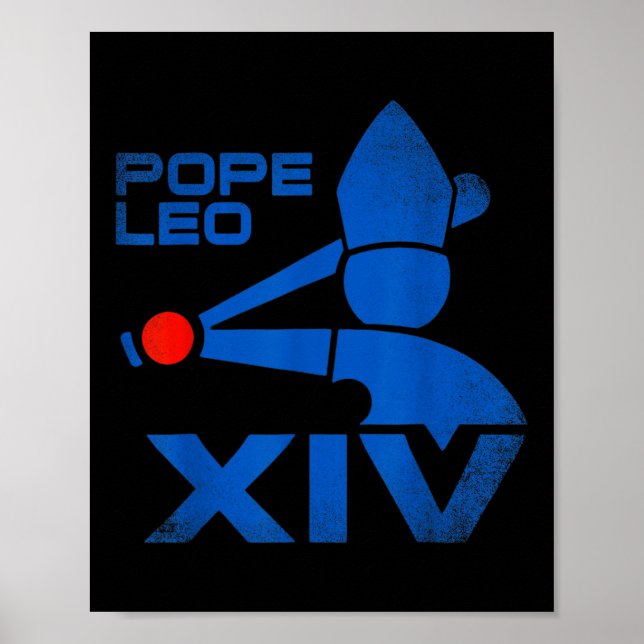 Affiche Le Pape Leo Xiv Da Le Pape Leo 14 Baseball (Devant)