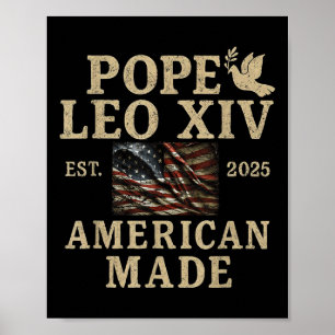 Affiche Le Pape Leo Xiv Funny Rendre la grandeur du Vatica