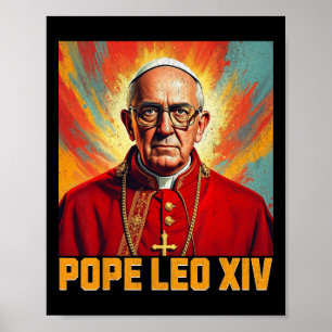 Affiche Le Pape Leo Xiv - Nouveau Pape Leo Xiv 1