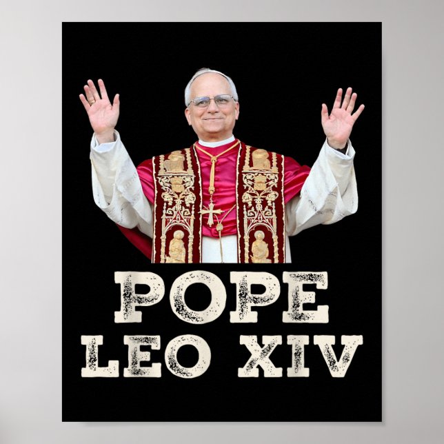 Affiche Le Pape Leo Xiv Robert Francis Prévost Premier Amé (Devant)