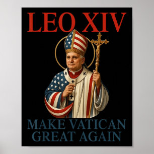 Affiche Le Pape Léon Xiv Rendre la grandeur du Vatican au