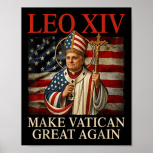 Affiche Le Pape Léon Xiv Rendre la grandeur du Vatican au 