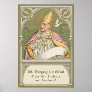 Affiche Le pape Saint Grégoire le Grand (M 067)