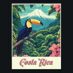 Affiche Le paradis du Costa Rica<br><div class="desc">Plongez dans la beauté vibrante du Costa Rica. Cette affiche présente des forêts tropicales luxuriantes,  des plages époustouflantes et une faune exotique.</div>