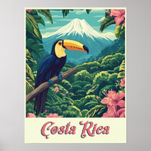 Affiche Le paradis du Costa Rica