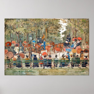 Affiche Le parc central Maurice Prendergast