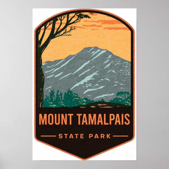 Affiche Le Parc d'état du Mont Tamalpais (Devant)