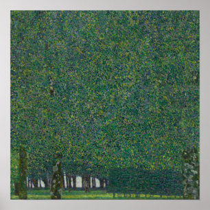 Affiche Le parc — Gustav Klimt (1910 ou avant)