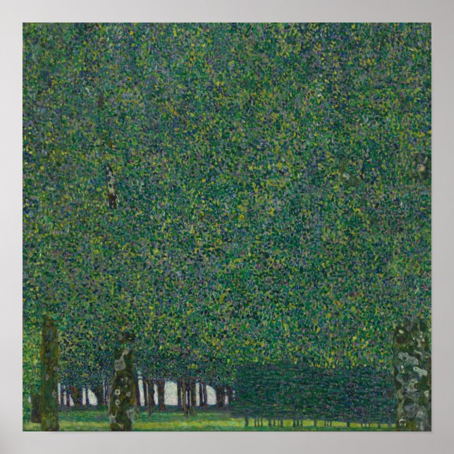 Affiche Le parc — Gustav Klimt (1910 ou avant) (Devant)