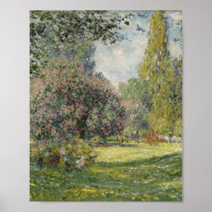 Affiche Le Parc Monceau - Claude Monet