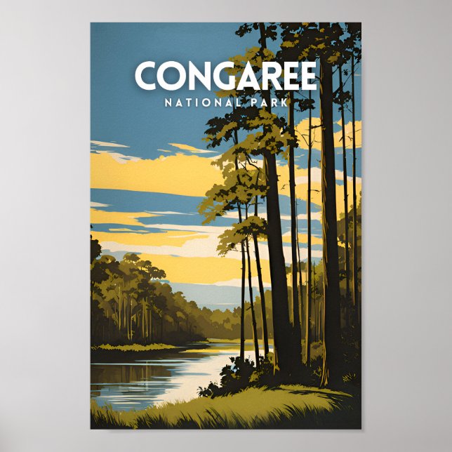 Affiche Le Parc national de Congaree (Devant)