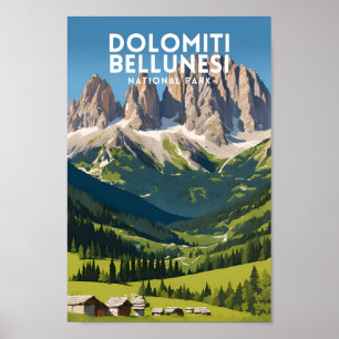 Affiche Le parc national de Dolomiti Bellunesi