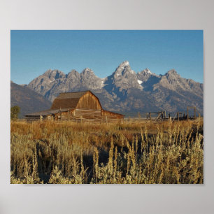 Affiche Le Parc national de Grand Teton