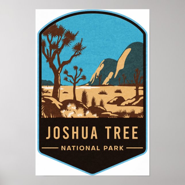 Affiche Le Parc national de Joshua Tree (Devant)
