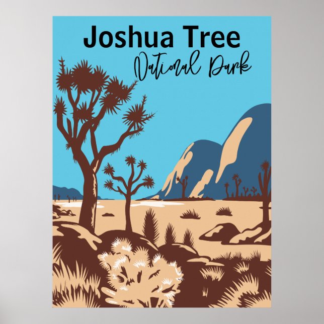 Affiche Le Parc national de Joshua Tree (Devant)