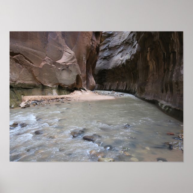 Affiche Le Parc national de Narrows Zion (Devant)