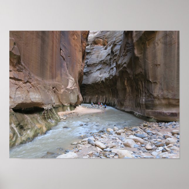 Affiche Le Parc national de Narrows Zion (Devant)