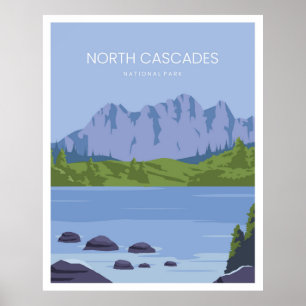 Affiche Le Parc national de North Cascades