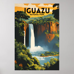 Affiche Le Parc national de Travel Iguazu