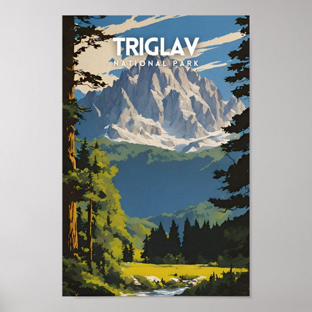 Affiche Le Parc national de Triglav (Devant)