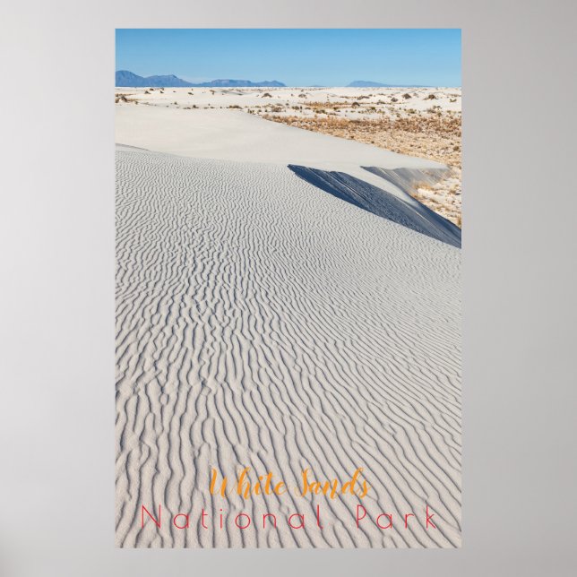 Affiche Le parc national de White Sands (Devant)