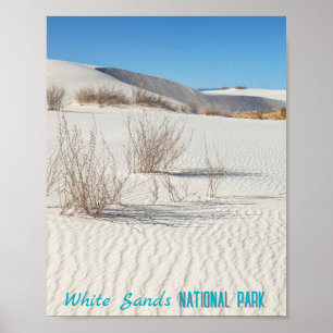 Affiche Le parc national de White Sands