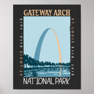 Affiche Le parc national Gateway Arch est en danger