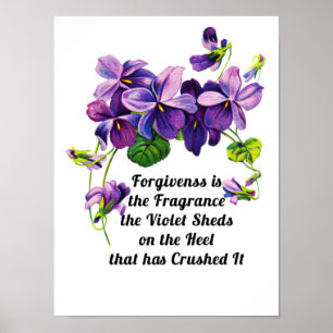 Affiche Le pardon est la Fragrance
