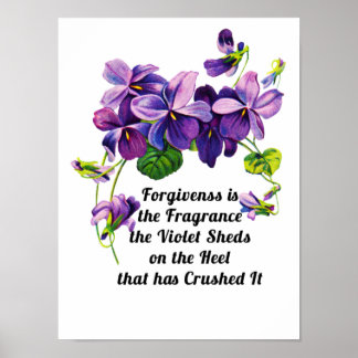 Affiche Le pardon est la Fragrance